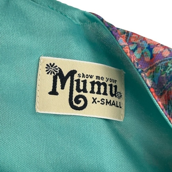 SHOW ME YOUR MUMU ERLYN GREAT BARRIER REEF HALTER SHEER MAXI SUN DRESS - Picture 11 of 13